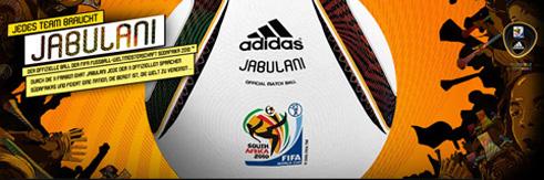 adidas jabulani WM Südafrika Spielball